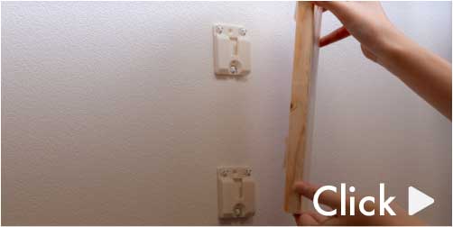 A,柱1本に2個以上のパーツで取付してください。